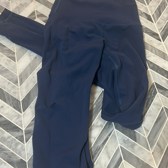 Lululemon Navy Blue Leggings - Picture 3 of 3
